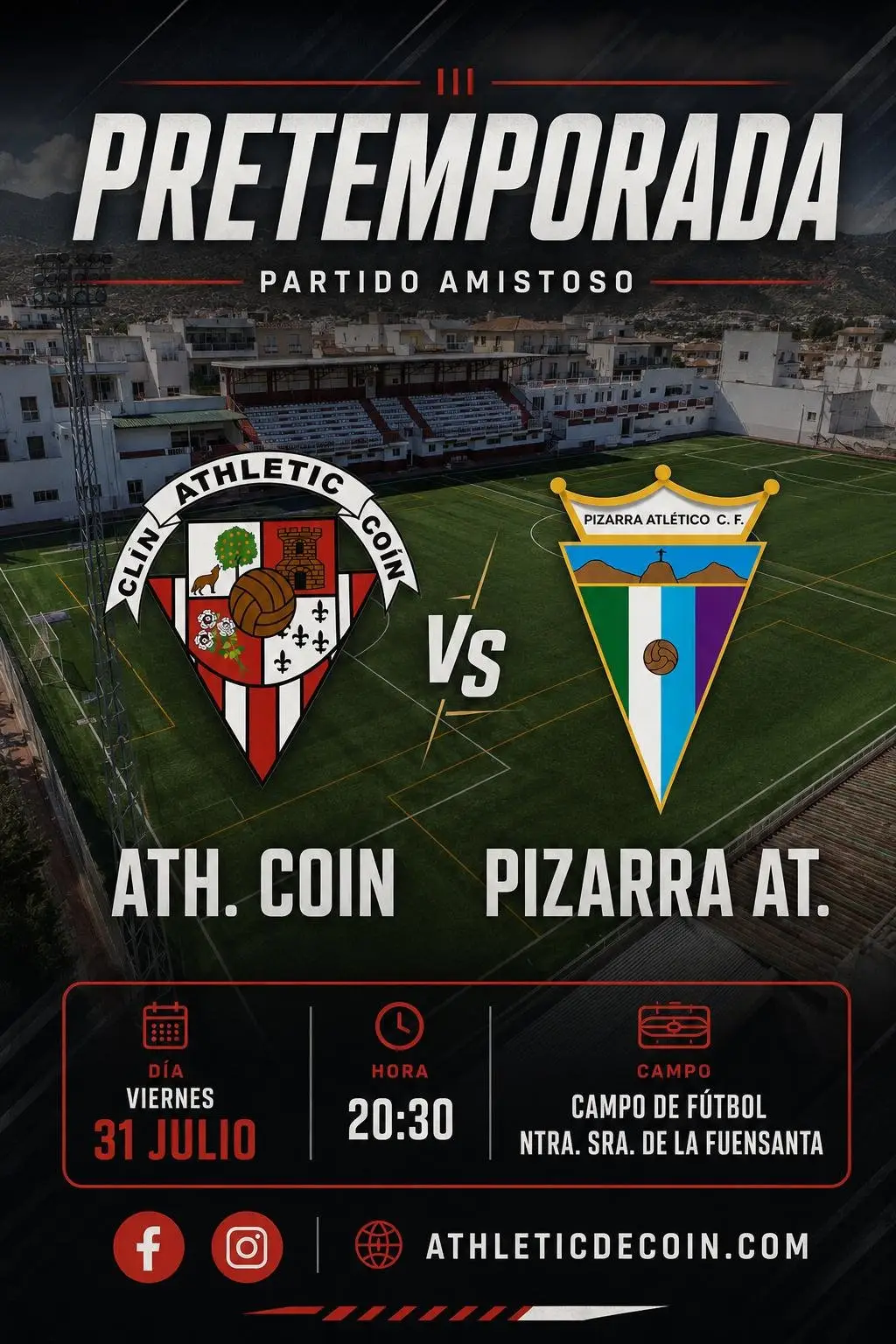 Victoria solvente ante el Pizarra (3-0) en el estreno de pretemporada