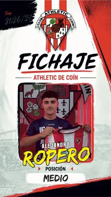 Alejandro Ropero, nuevo centrocampista del Athletic